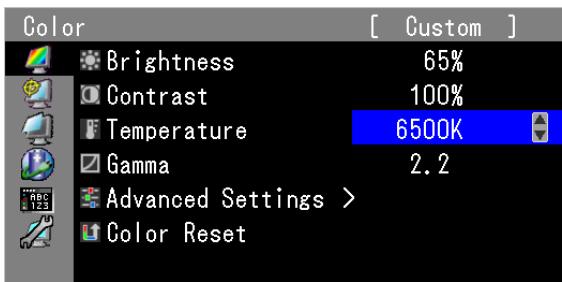 EIZO COLOREDGE CG275W - Ajustage/Réglage - 3