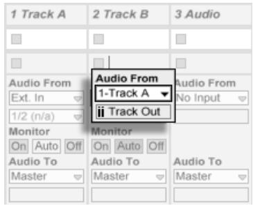 ABLETON LIVE 4 - Routages internes - 2