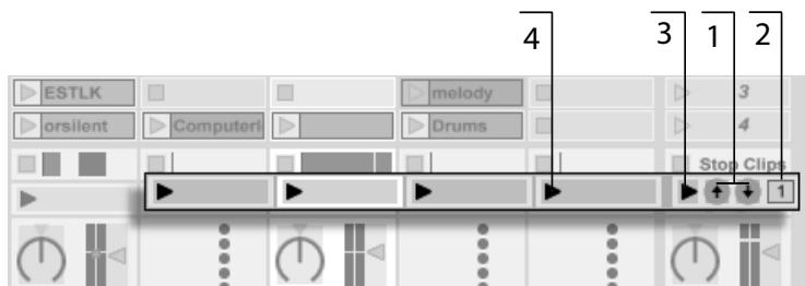 ABLETON LIVE 4 - Navigation relative de fenêtre de session - 1