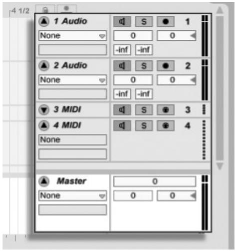 ABLETON LIVE 4 - Périphériques et mixer - 4