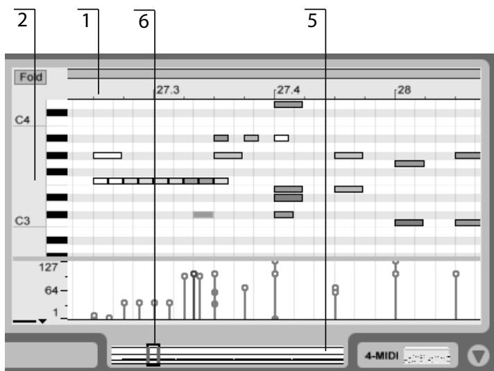 ABLETON LIVE 4 - Navigation et zoom dans l'éditeur - 2