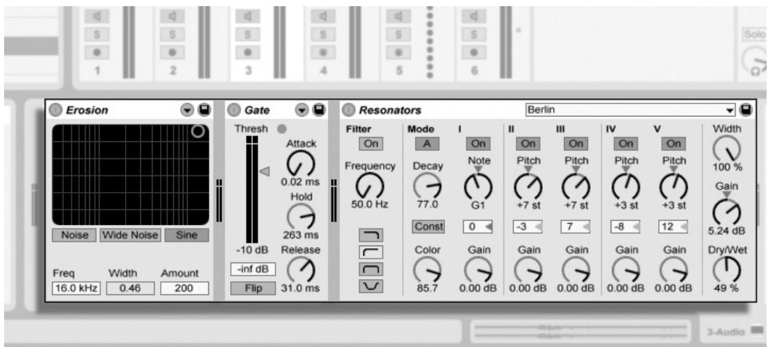 ABLETON LIVE 4 - Périphériques et mixer - 1