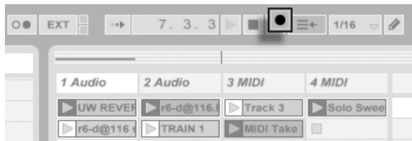 ABLETON LIVE 4 - Enregistrement de sessions dans l'arrangement - 1