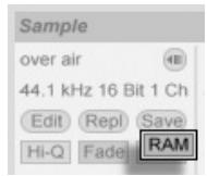 ABLETON LIVE 4 - Mode clip RAM - 1
