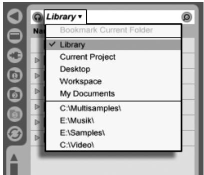 ABLETON LIVE 7 - Signets de navigateur - 1