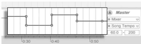 ABLETON LIVE 7 - Édition de l'automation du tempo - 1