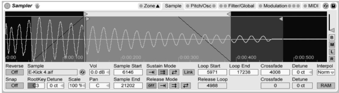 ABLETON LIVE 7 - L'onglet Sample - 1