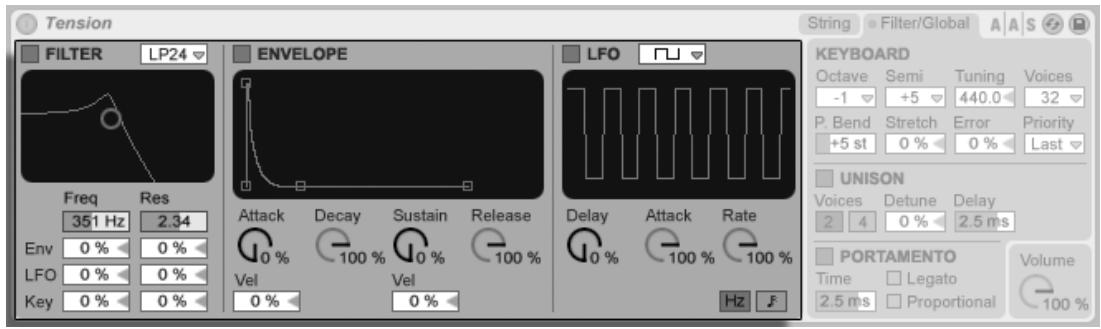 ABLETON LIVE 7 - La section Filter (filtre) - 1