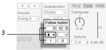 ABLETON LIVE 7 - Boucler des parties d'un clip - 2