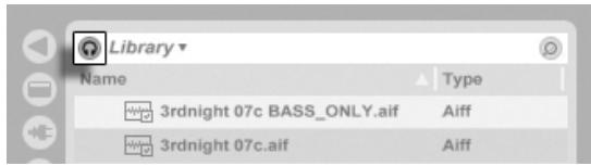 ABLETON LIVE 7 - Pré-écoute de fichiers - 1