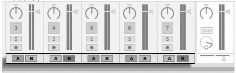 ABLETON LIVE 7 - Utilisation du crossfader de Live - 3