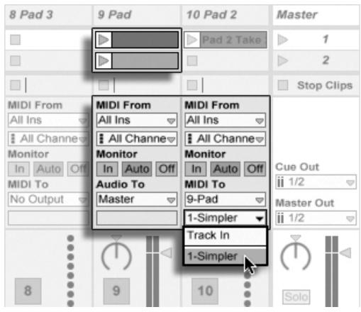 ABLETON LIVE 7 - Plusieurs pistes MIDI pour faire jouer le même instrument - 1