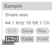 ABLETON LIVE 7 - Interpolation de haute qualité - 1