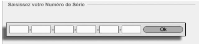 ABLETON LIVE 7 - Étape 1 - Saisie du numéro de série - 1