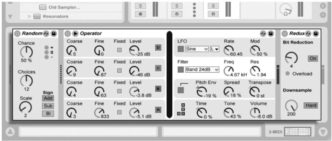 ABLETON LIVE 7 - Travail avec des instruments et des effets - 1