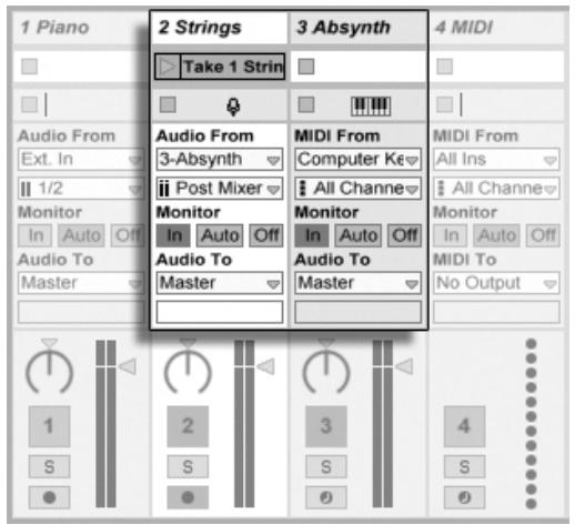 ABLETON LIVE 7 - Enregister le MIDI en audio - 1