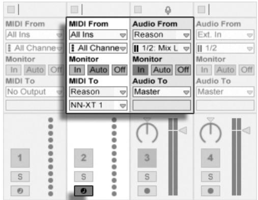 ABLETON LIVE 7 - Routage d'esclave ReWire - 1