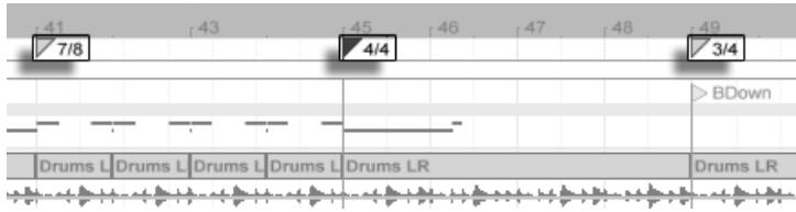 ABLETON LIVE 7 - Changements de format de mesure (Signature) - 1