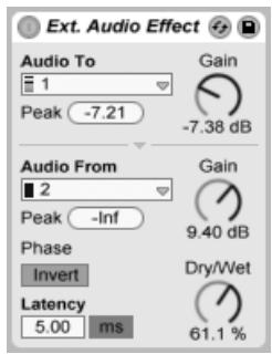 ABLETON LIVE 7 - External Audio Effect - 1