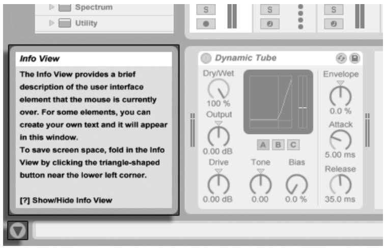 ABLETON LIVE 7 - Employer la fenêtre Info - 1