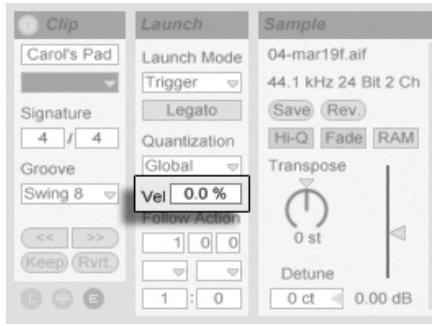 ABLETON LIVE 7 - Dynamique ou "velocité" - 1