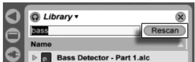 ABLETON LIVE 7 - Recherche de fichiers - 3