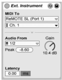 ABLETON LIVE 7 - External Instrument - 1