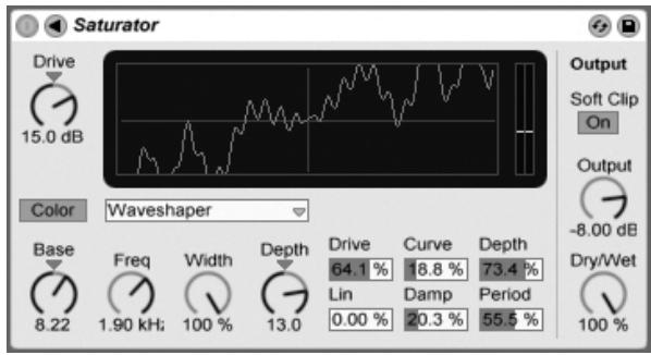 ABLETON LIVE 6 LE - Saturator - 1
