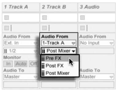 ABLETON LIVE 6 LE - Points de routage interne - 1