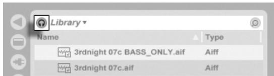 ABLETON LIVE 6 LE - Pré-écoute de fichiers - 1