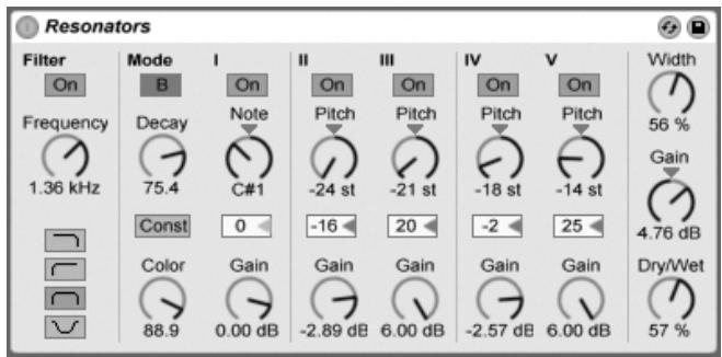 ABLETON LIVE 6 LE - Resonators - 1