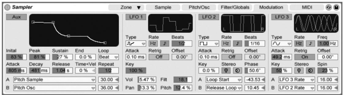 ABLETON LIVE 6 LE - L'onglet Modulation - 1