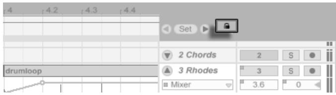 ABLETON LIVE 6 LE - Verrouiller les enveloppes - 1