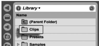 ABLETON LIVE 6 LE - Navigation dans la hierarchie des dossiers - 3