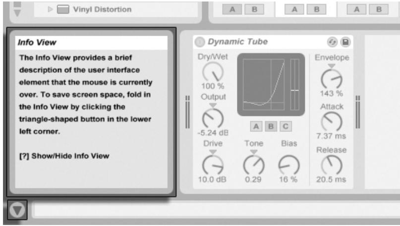 ABLETON LIVE 6 LE - Employer la fenêtre Info - 1