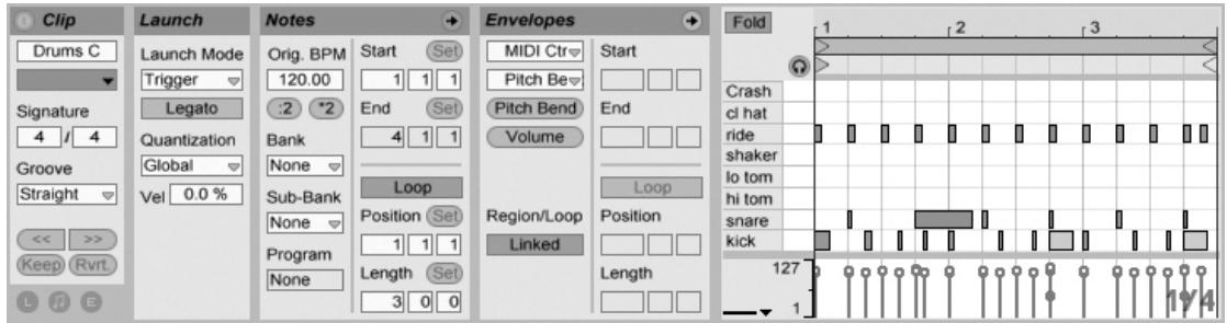 ABLETON LIVE 6 LE - Fenêtre Clip - 6