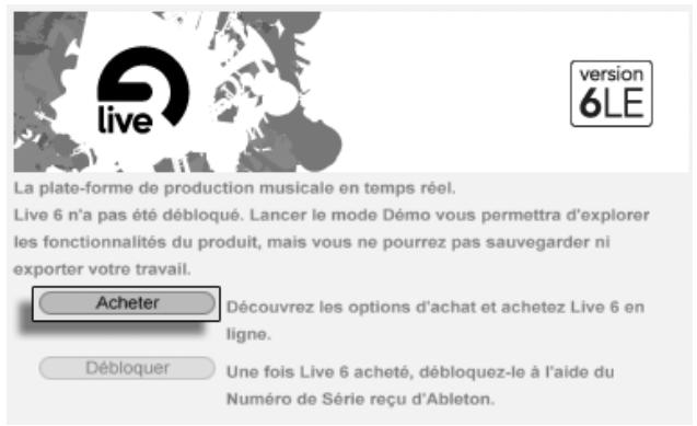ABLETON LIVE 6 LE - Puis-je utiliser Live ou d'autres produits Ableton sans numéro de série? - 1