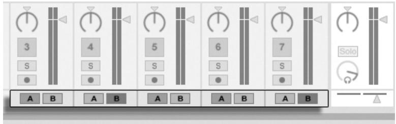 ABLETON LIVE 6 LE - Utilisation du crossfader de Live - 4