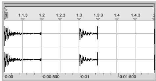 ABLETON LIVE 6 LE - Coupure ou atténuation de notes dans un échantillon - 2
