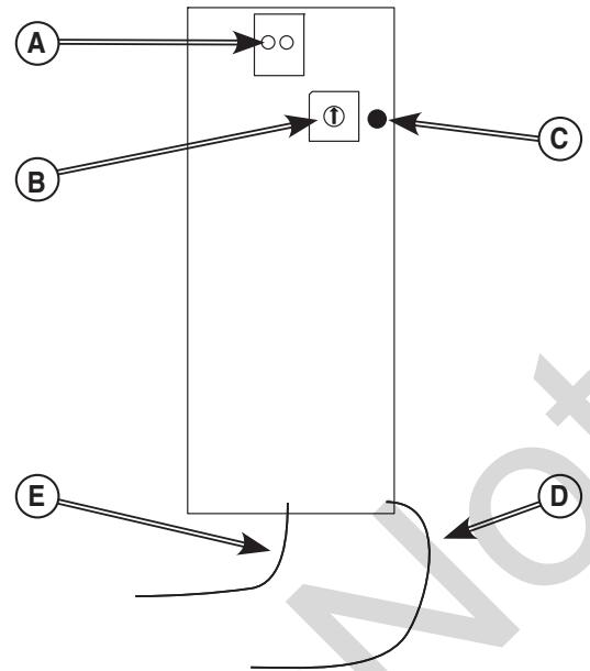 GENERAL ELECTRIC 200 AMP AUTOMATIC TRANSFER SWITCH - Indicateurs d'etat à DEL du module à distance - 1