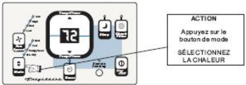 FRIGIDAIRE FAH14ES2TA - FONCTION DE CHAUFFAGE (sur certains modèles): - 1
