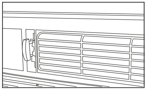 FRIGIDAIRE FRA08EZT1 - Contrôle de l'event d'air frais (sur certains modèles 15~28,5K BTU) - 3