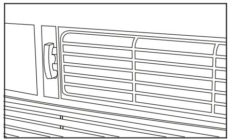 FRIGIDAIRE FRA08EZT1 - Contrôle de l'event d'air frais (sur certains modèles 15~28,5K BTU) - 2