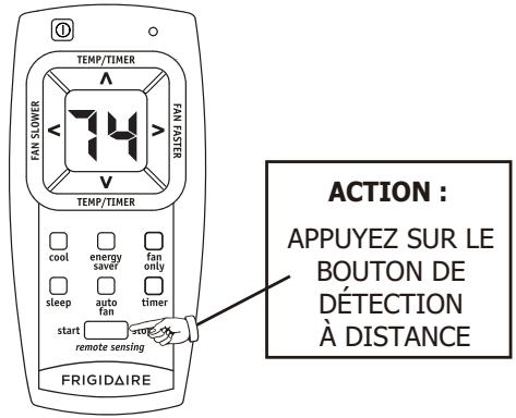 FRIGIDAIRE FRA10EHT2 - FONCTION DE DETECTION A DISTANCE (sur certains modèles) - 1