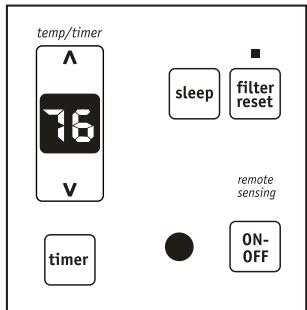 FRIGIDAIRE FRA10EHT2 - FONCTION DE VERIFICATION DU FILTRE : - 1