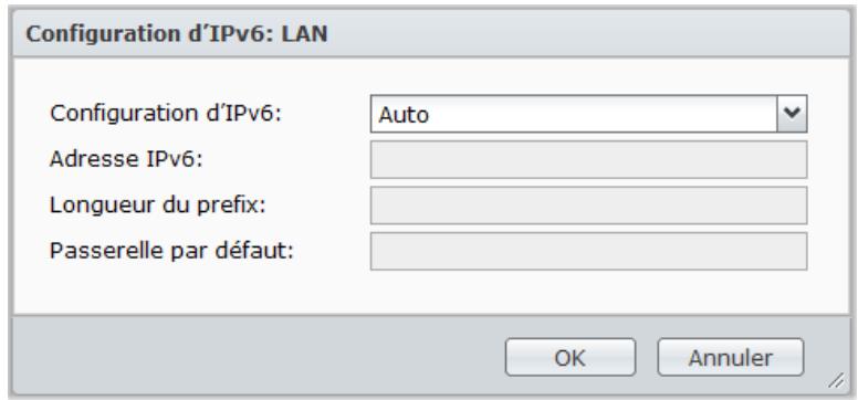 SYNOLOGY DS411J - Configuration d'ipv6 - 1