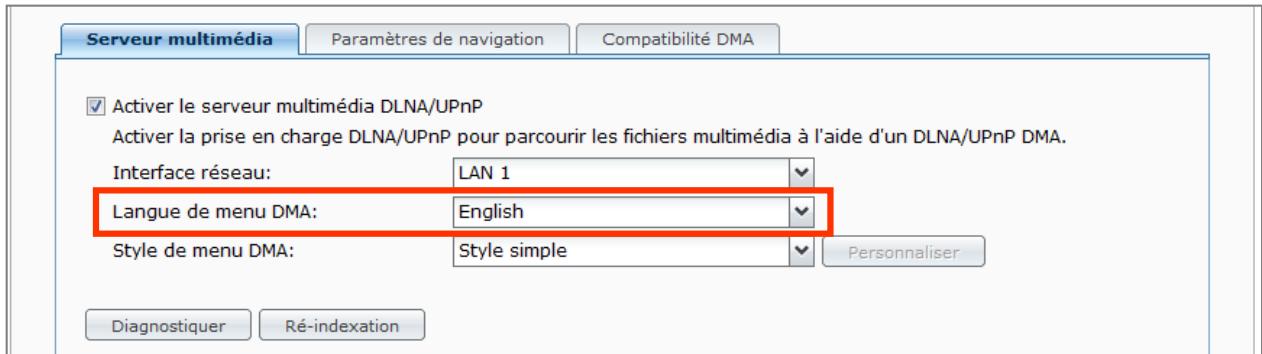 SYNOLOGY DS411J - Les dossiers partagés suivants seront accessibles aux appareils DMA : - 1