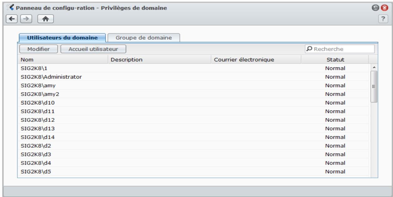 SYNOLOGY DS411J - Autoriser les utilisateurs à accéder aux applications - 1