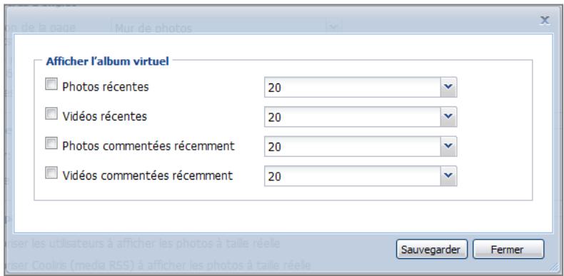 SYNOLOGY DS411J - Activer l'album virtuel - 1