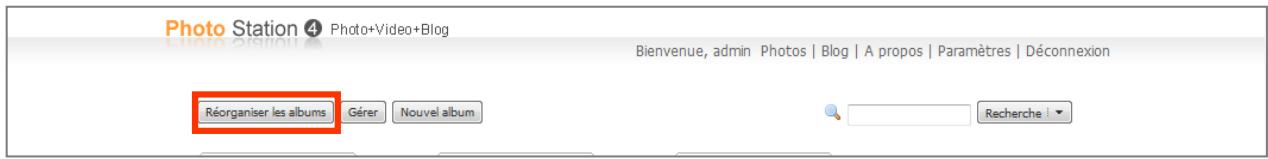 SYNOLOGY DS411J - Réorganiser les albums - 1